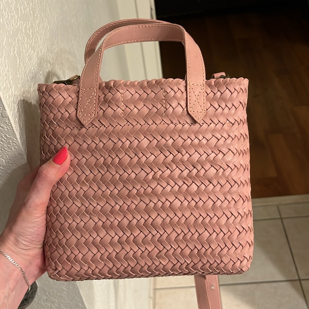 The Small Transport Crossbody: Woven Leather Edition - Picture 4 of 4